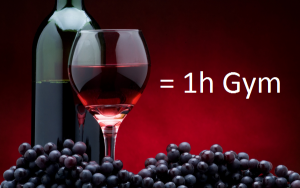 Did You Know That One Glass of Red Wine Equals One Hour Exercise?